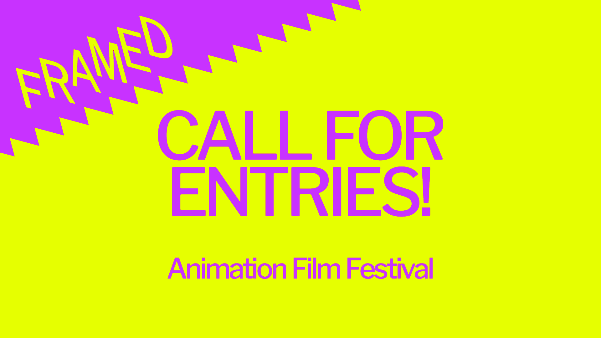 Framed: Call for entries 2026