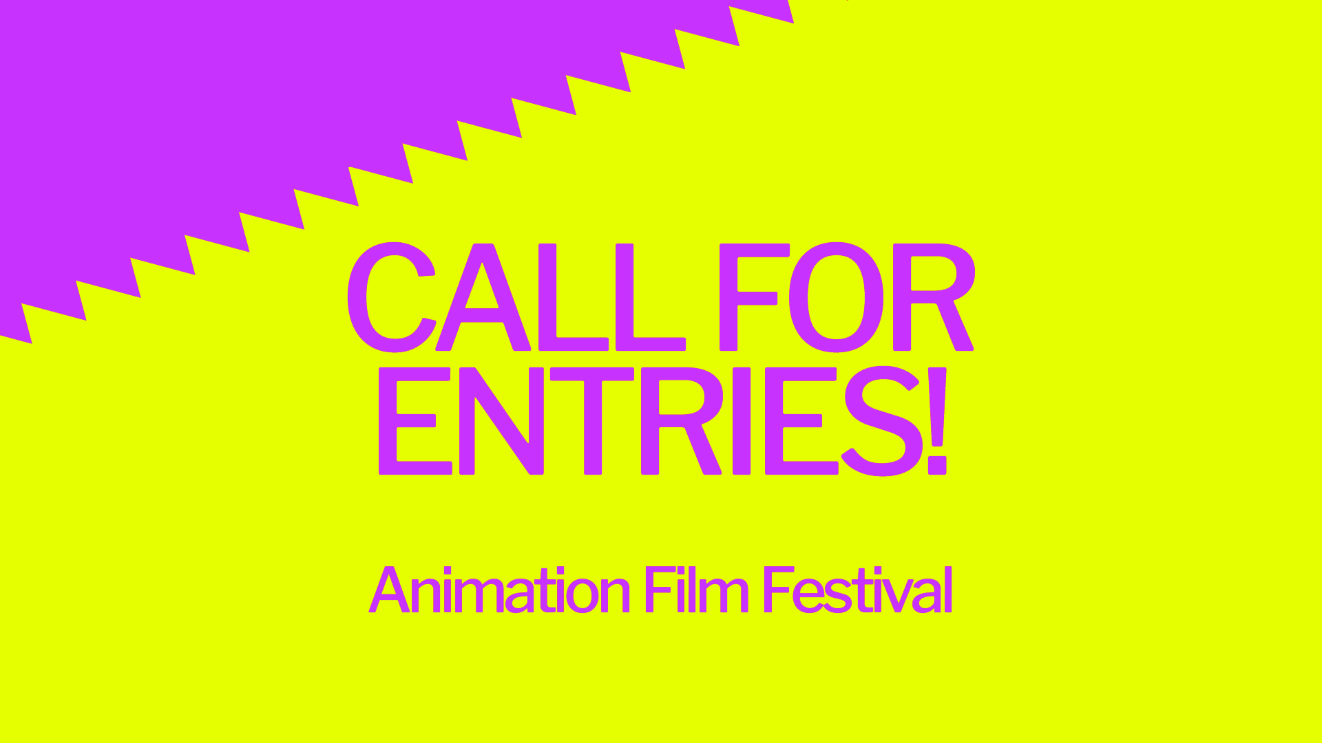 Framed: Call for entries 2027