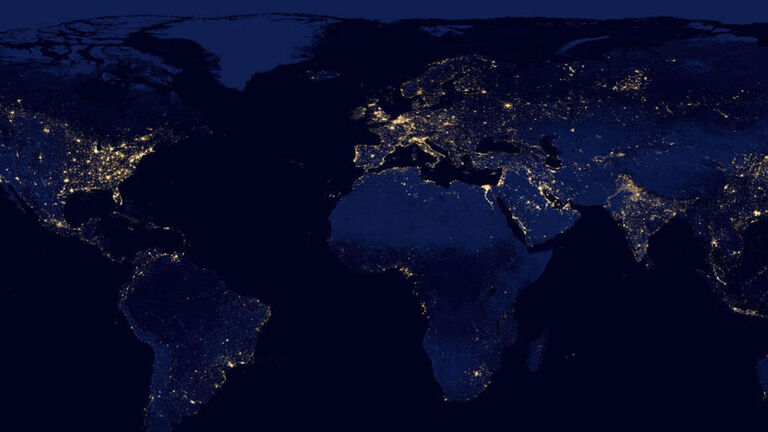 Meetactie De nacht overbelicht: lichtvervuiling