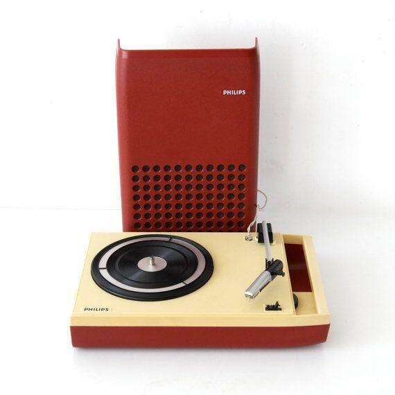 Philips portable record player
