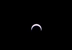 Unique partial solar eclipse