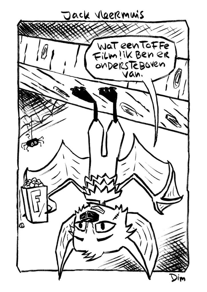 Victor Vleermuis-kleurplaat