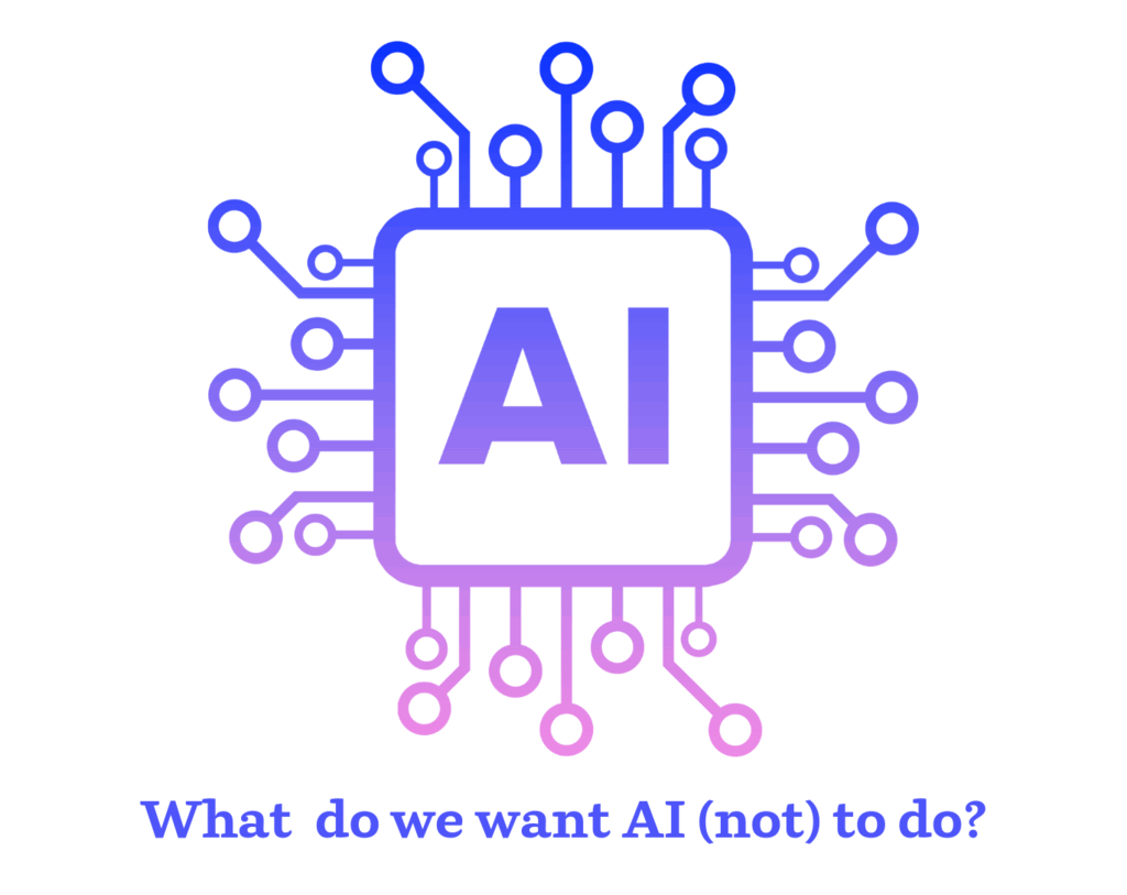 What do we want AI (not) to do?